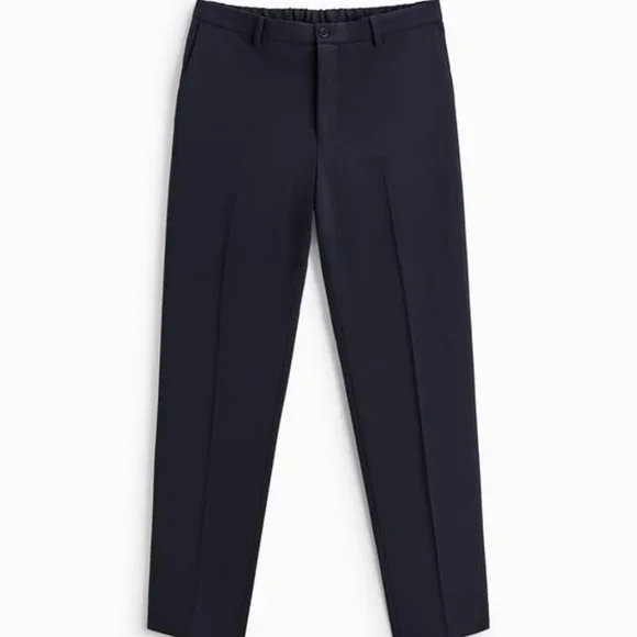 ZARA TECHNICAL SUIT TROUSERS (NAVY) (NWT) - Picture 1 of 5